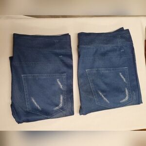2 Pair Original Jeggings One Size Fits Some.